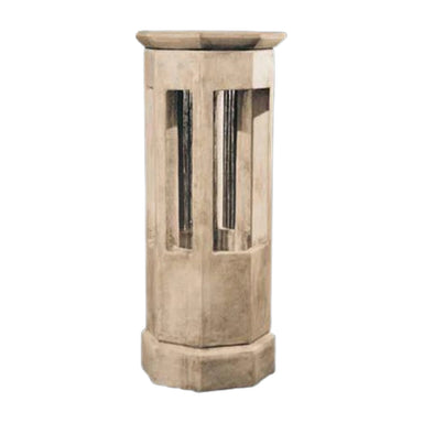 Fiore Stone Octagon Rain Fountain 241-F in Cast Stone 241-F