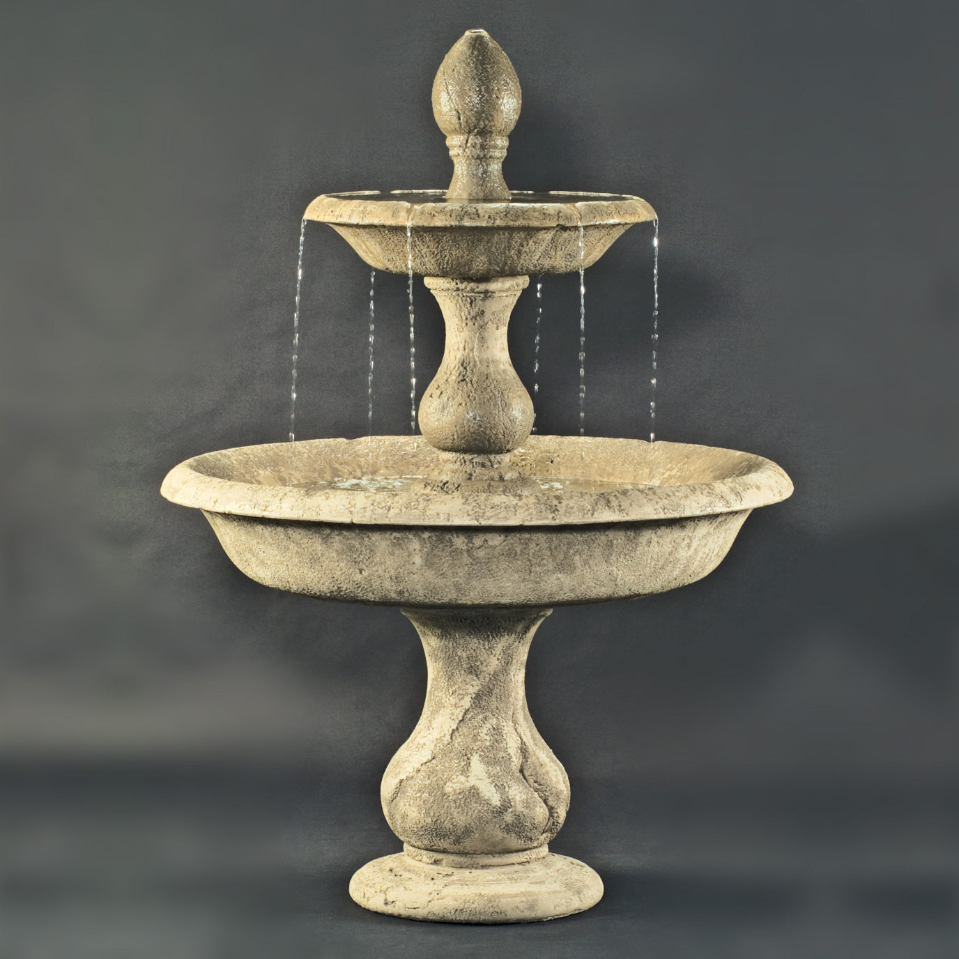 Fiore Stone Old Toscano Fountain LG126-F & LG118-F in Cast Stone LG126-F