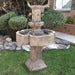 Fiore Stone Piazza Cast Stone Tiered Outdoor Fountain LG165-F LG165-F