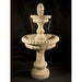 Fiore Stone Pioggia 2 Tier Fountain LG163-FS & LG163-FB in Cast Stone