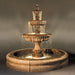 Fiore Stone Pioggia Large 3 Tier Fountain with Basin AGA-LG163-FR in Cast Stone AGA-LG163-FR