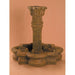 Fiore Stone Plinth Column Fountain 229-FSQ in Cast Stone 229-FSQ
