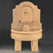 Fiore Stone Provincial Wall Fountain with Pedestal LG133-FWL & LG133-FWLD in Cast Stone LG133-FWL