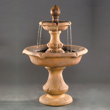Fiore Stone Short Verona Cast Stone Tiered Outdoor Fountain LG114-FS LG114-FS