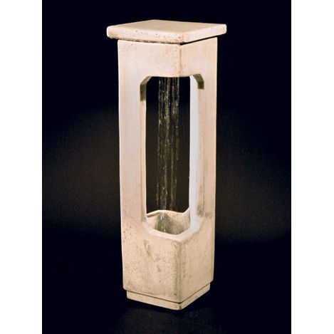 Fiore Stone Square Rain Fountain 297-F in Cast Stone 297-F