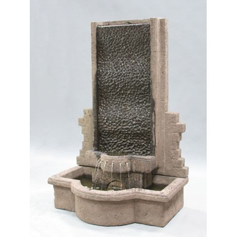 Fiore Stone Tranquility Wall Fountain LG136-FW in Cast Stone LG136-FW
