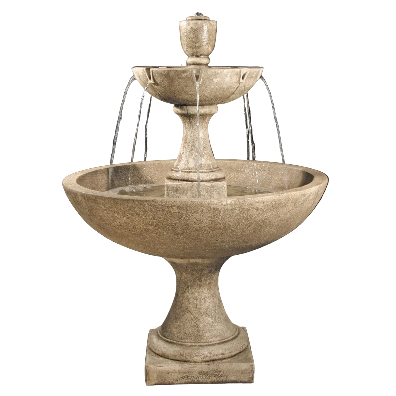 Fiore Stone Trinidad Cast Stone Outdoor Fountain LG155-F