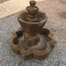 Fiore Stone Tuscany Garden Fountain With Basin 2074-FSQ in Cast Stone 2074-FSQ