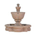 Fiore Stone Tuscany Garden Fountain With Basin 2074-FSQ in Cast Stone 2074-FSQ