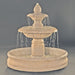 Fiore Stone Venetian 2 Tier Fountain with 55" Basin 2087-FB in Cast Stone 2087-FB