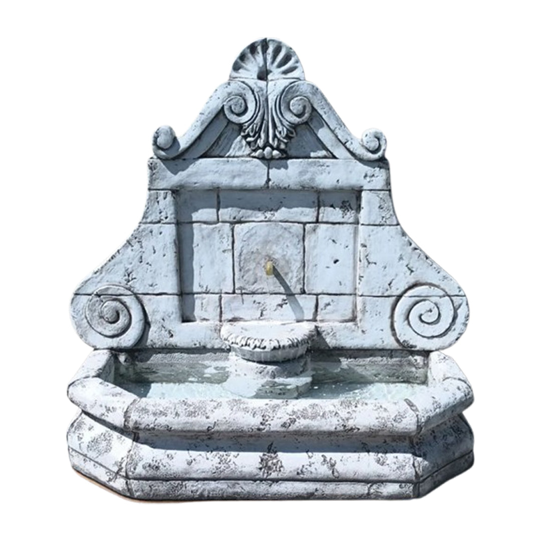 Fiore Stone Versailles Wall Fountain 2021-FW in Cast Stone 2021-FW