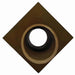 Fountains USA Deco Wall Scupper With Diamond Backplate – 1.5"
