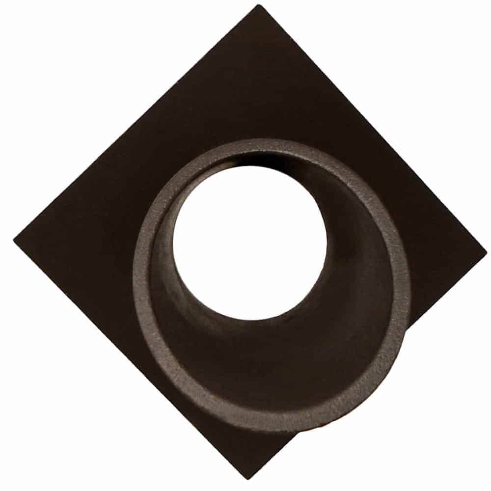 Fountains USA Deco Wall Scupper With Diamond Backplate – 2.0"