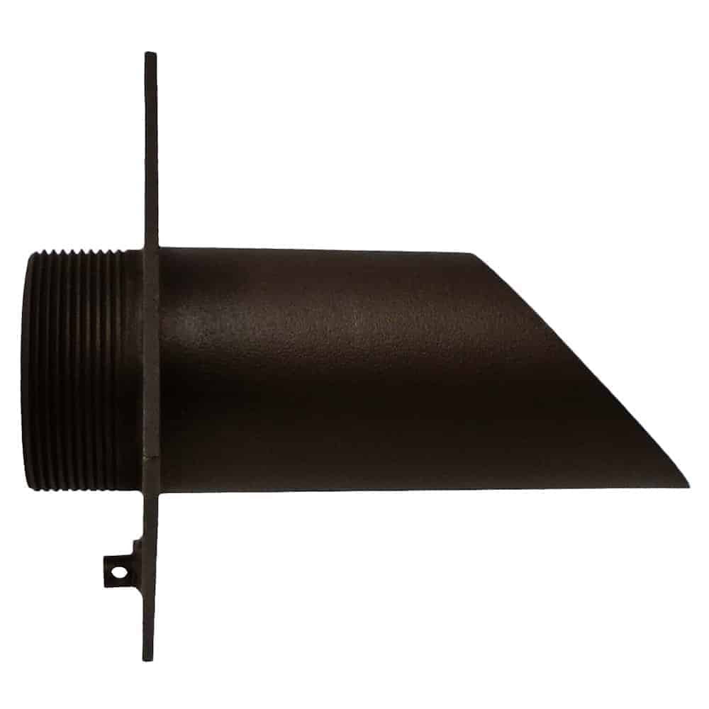 Fountains USA Deco Wall Scupper With Diamond Backplate – 2.0"