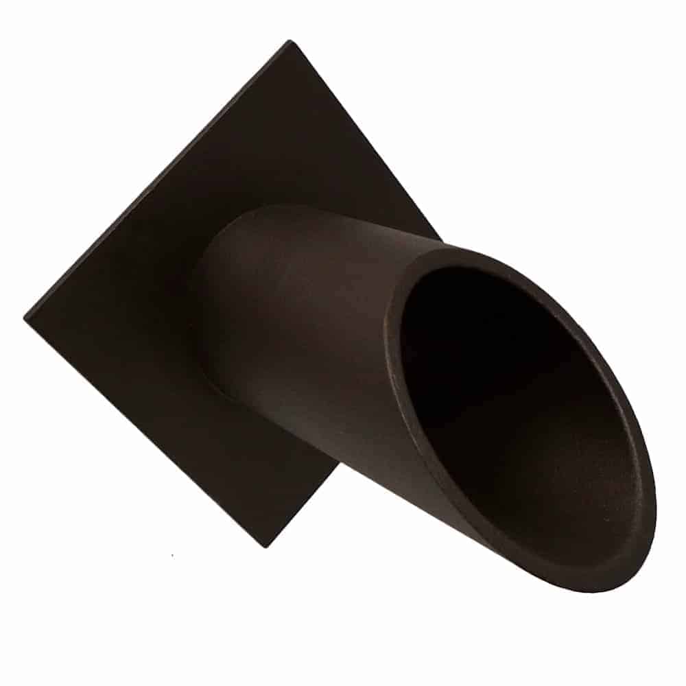 Fountains USA Deco Wall Scupper With Diamond Backplate – 2.0"