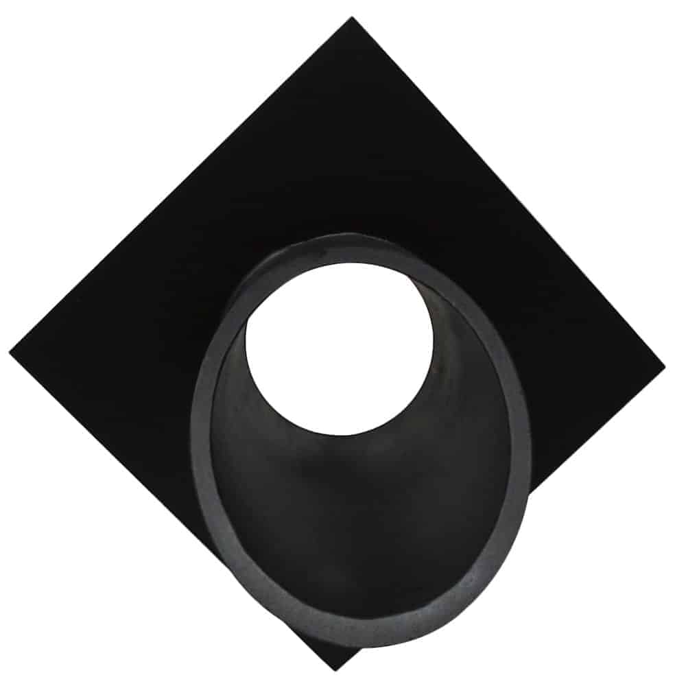 Fountains USA Deco Wall Scupper With Diamond Backplate – 2.5″