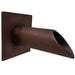 Fountains USA Deco Wall Scupper with Square Backplate – 1.5"