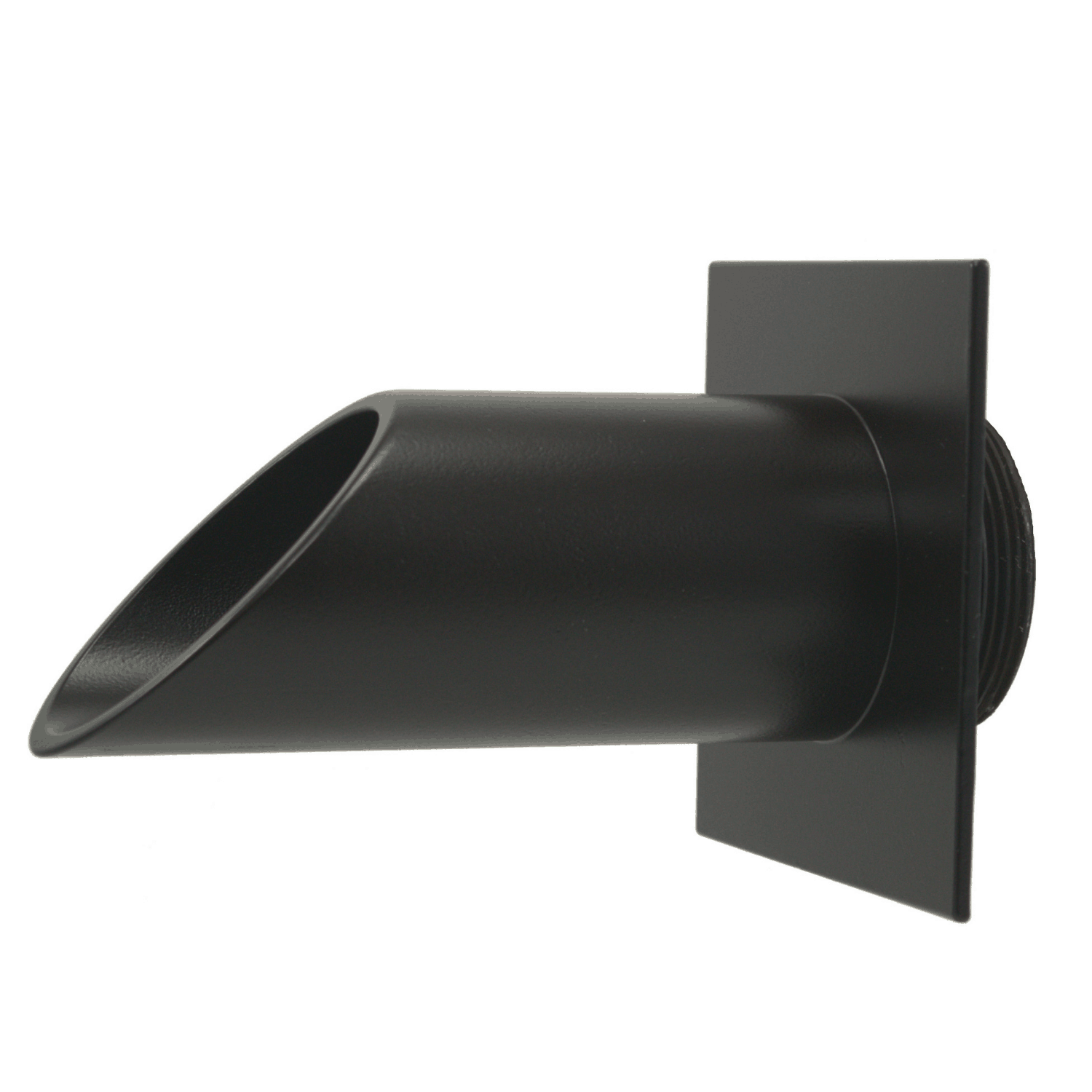 Fountains USA Deco Wall Scupper with Square Backplate – 2.0"