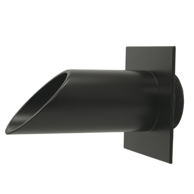 Fountains USA Deco Wall Scupper with Square Backplate – 2.0"