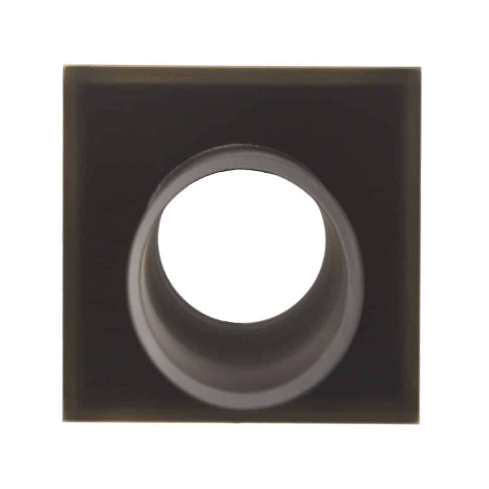 Fountains USA Deco Wall Scupper with Square Backplate – 2.0"