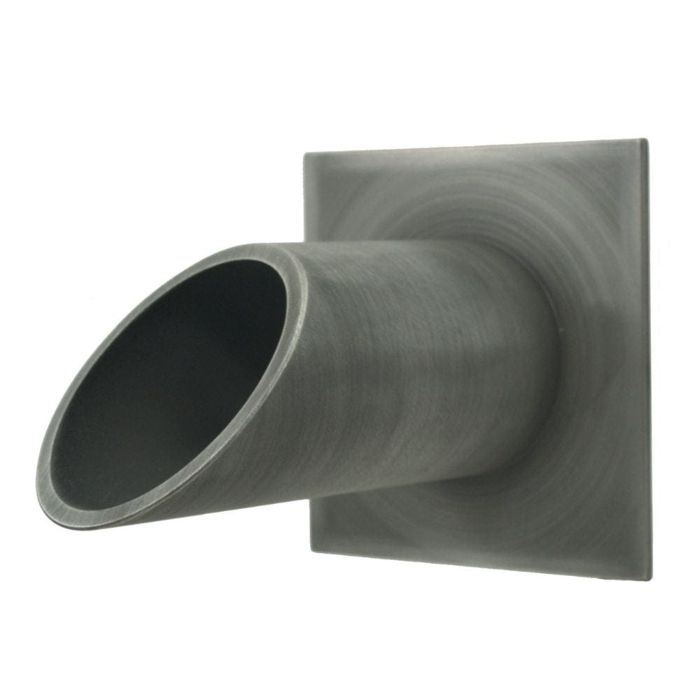 Fountains USA Deco Wall Scupper with Square Backplate – 2.0"