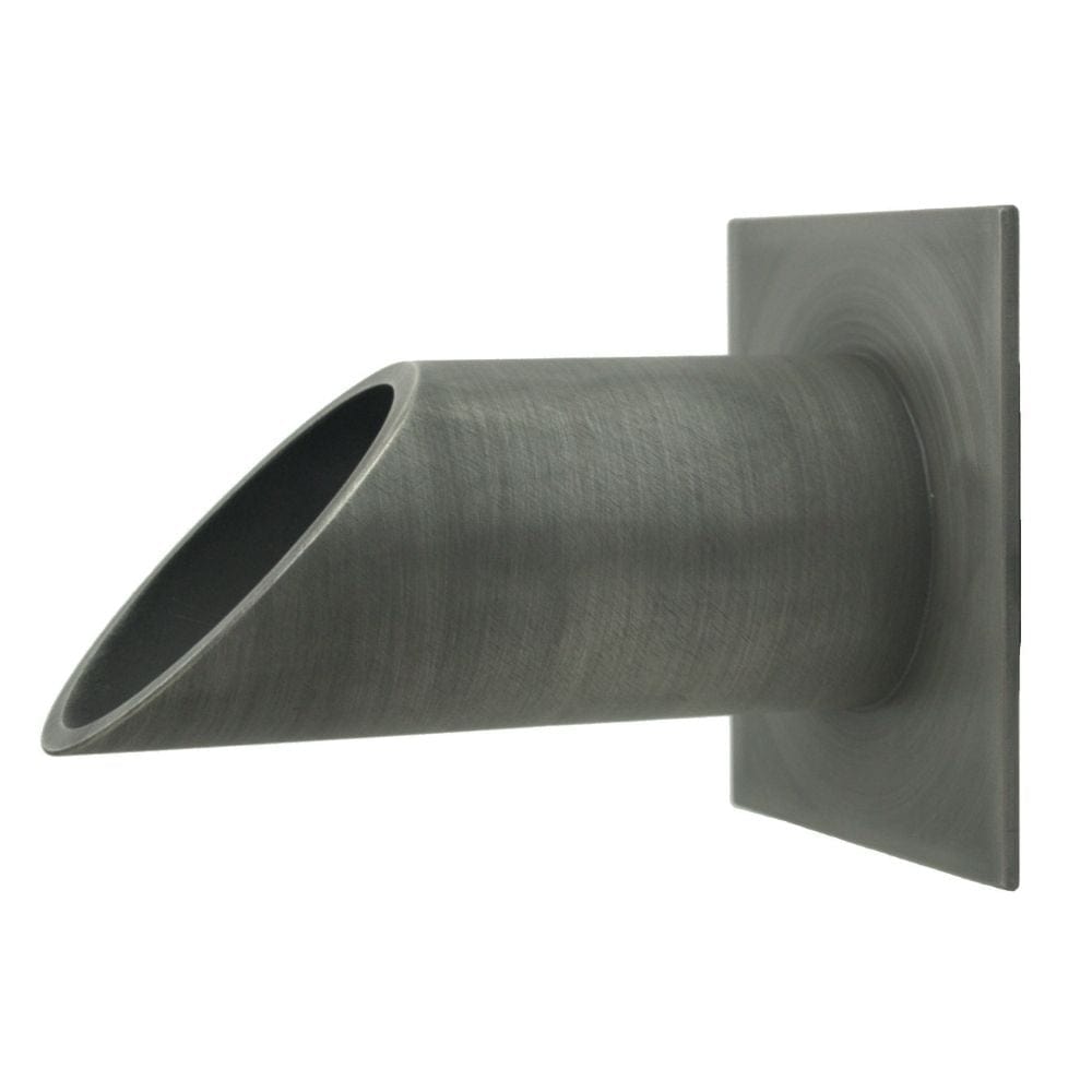 Fountains USA Deco Wall Scupper with Square Backplate – 2.0"