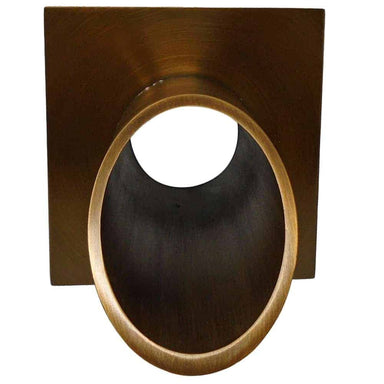 Fountains USA Deco Wall Scupper with Square Backplate – 2.5"