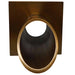 Fountains USA Deco Wall Scupper with Square Backplate – 2.5"