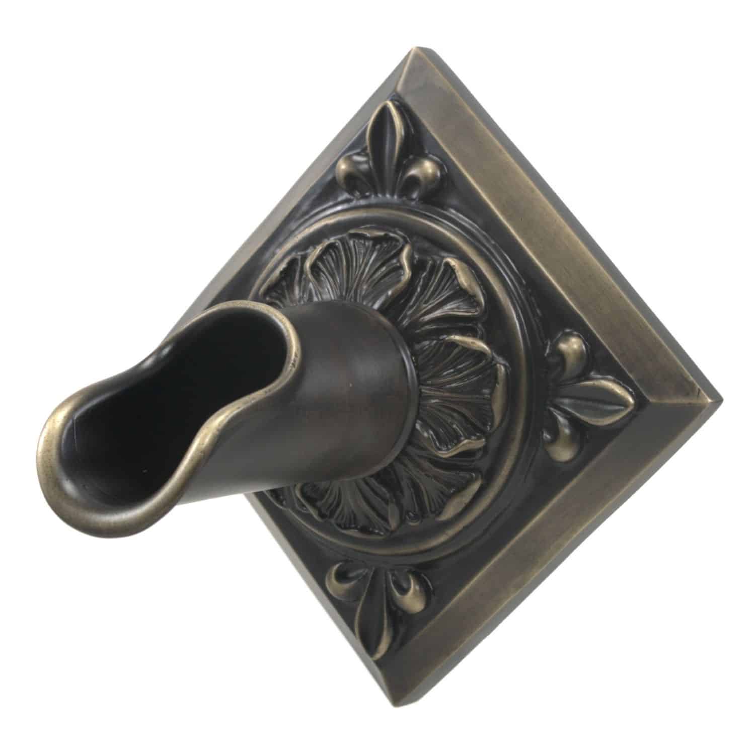 Fountains USA Oak Leaf Scupper with Diamond Backplate