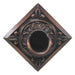 Fountains USA Oak Leaf Scupper with Diamond Backplate