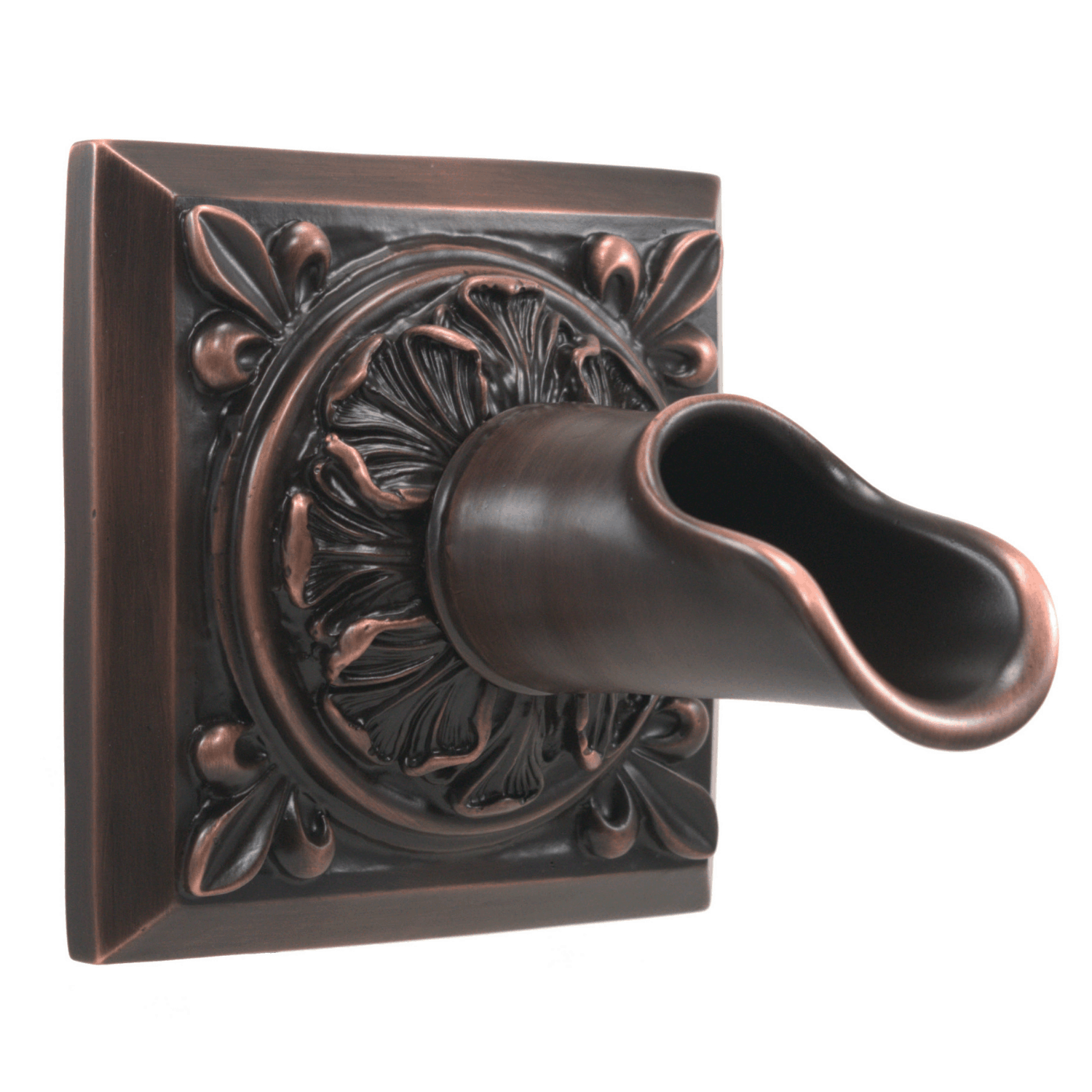 Fountains USA Oak Leaf Scupper with Square Backplate