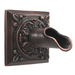 Fountains USA Oak Leaf Scupper with Square Backplate