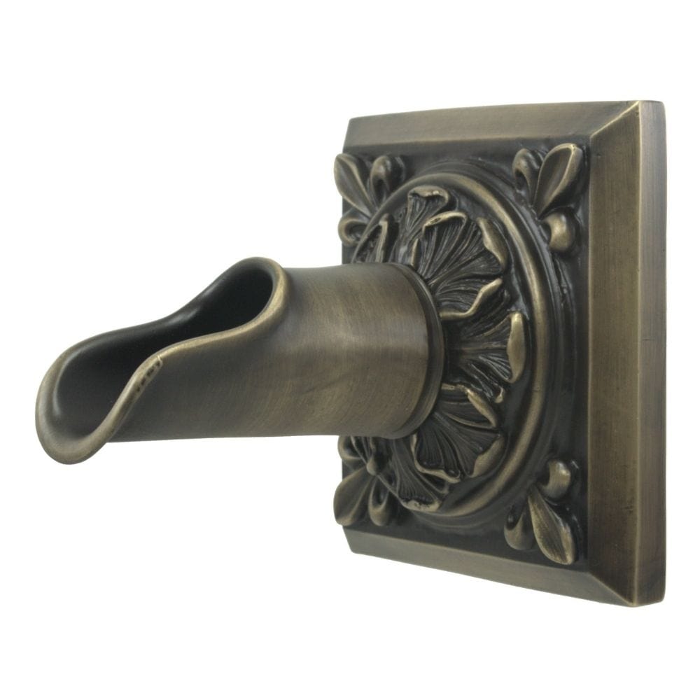 Fountains USA Oak Leaf Scupper with Square Backplate