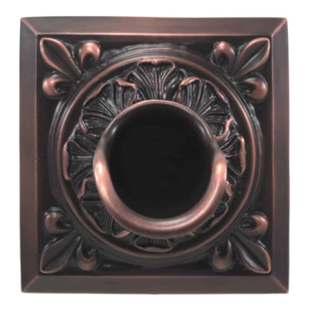 Fountains USA Oak Leaf Scupper with Square Backplate