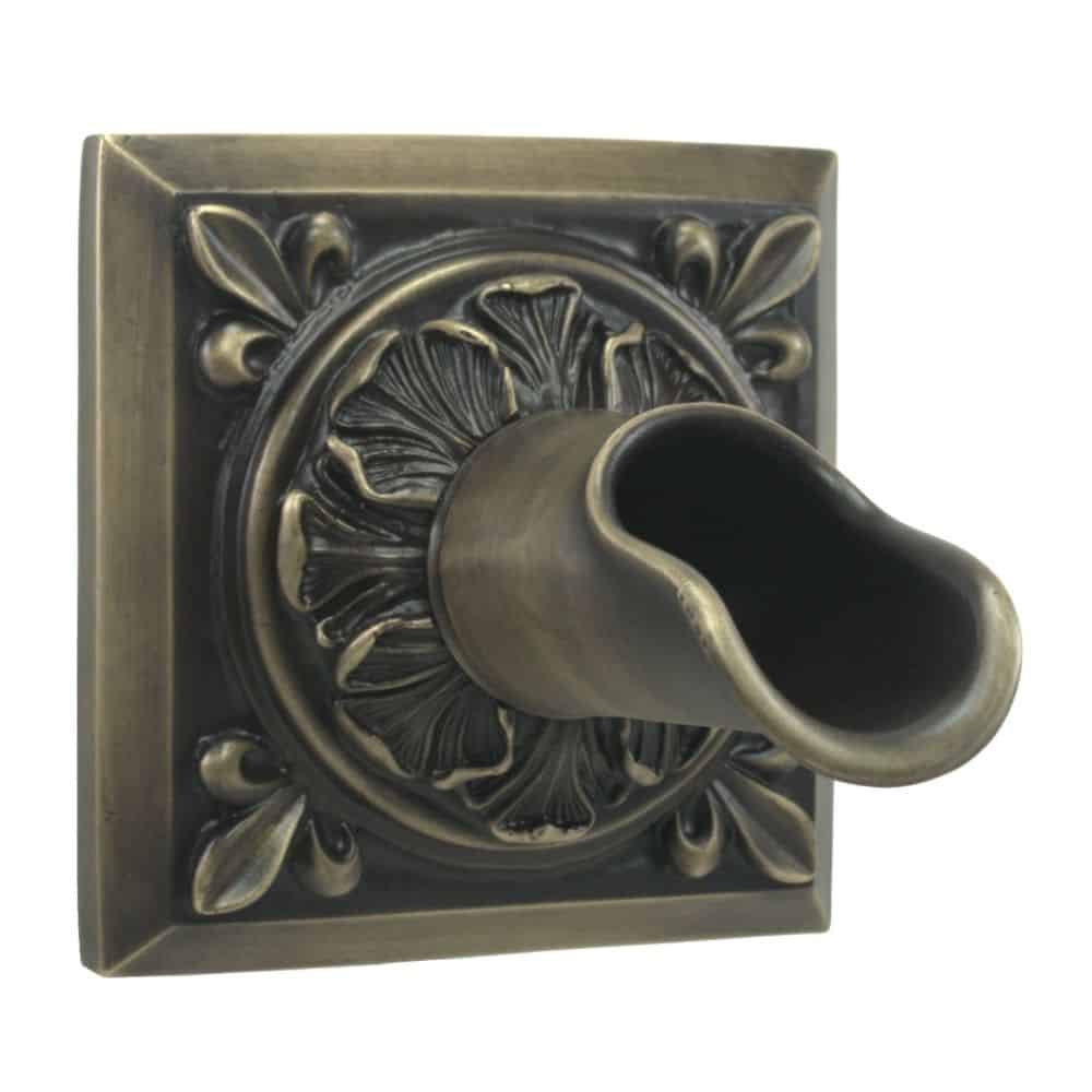 Fountains USA Oak Leaf Scupper with Square Backplate