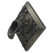 Fountains USA Short Oak Leaf Scupper with Diamond Backplate