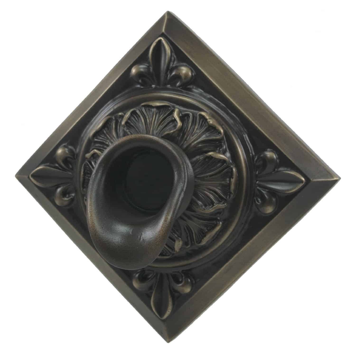 Fountains USA Short Oak Leaf Scupper with Diamond Backplate