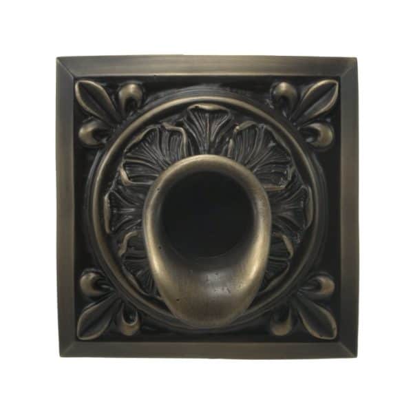 Fountains USA Short Oak Leaf Scupper with Square Backplate