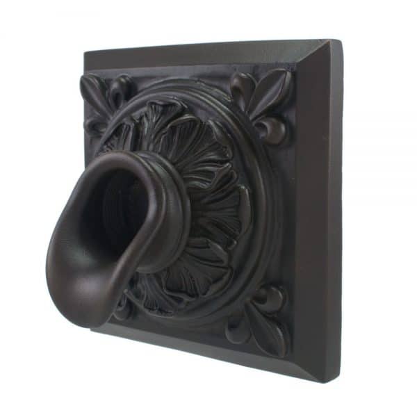 Fountains USA Short Oak Leaf Scupper with Square Backplate