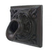 Fountains USA Short Oak Leaf Scupper with Square Backplate