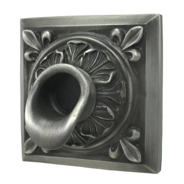 Fountains USA Short Oak Leaf Scupper with Square Backplate