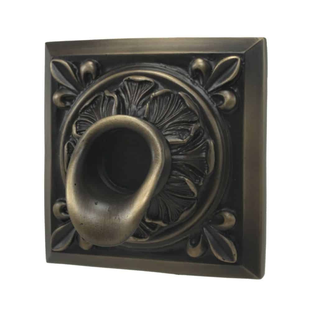 Fountains USA Short Oak Leaf Scupper with Square Backplate