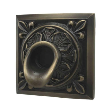 Fountains USA Short Oak Leaf Scupper with Square Backplate