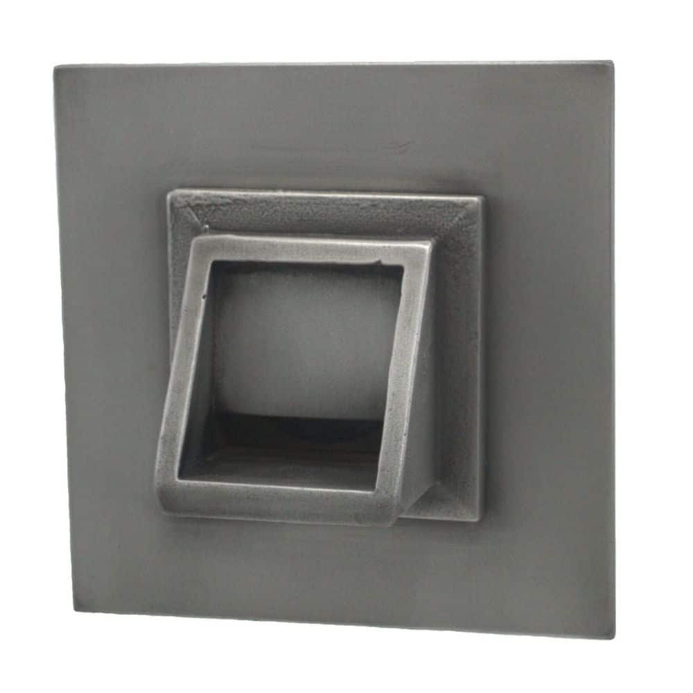 Fountains USA Short Square Scupper with Square Backplate