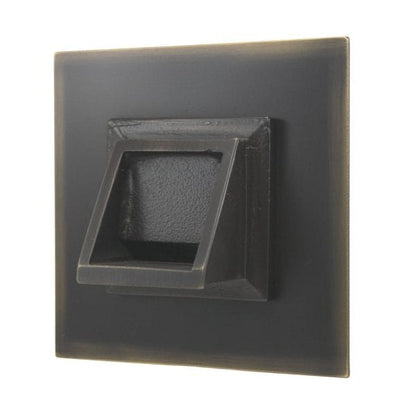 Fountains USA Short Square Scupper with Square Backplate