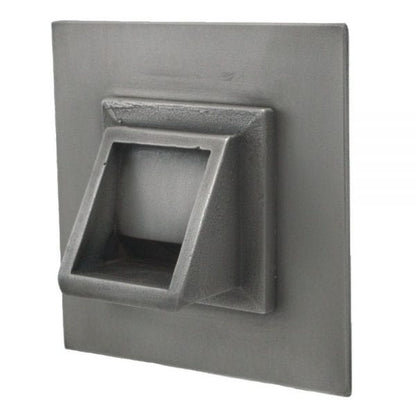 Fountains USA Short Square Scupper with Square Backplate