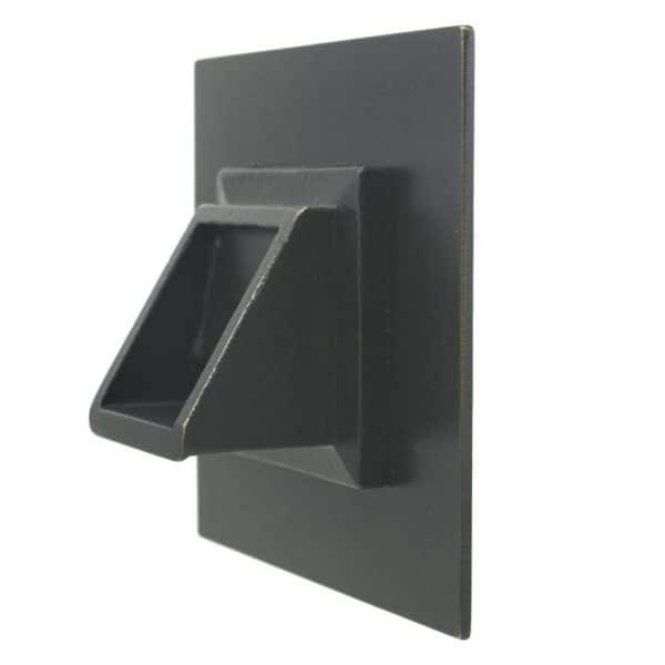 Fountains USA Short Square Scupper with Square Backplate