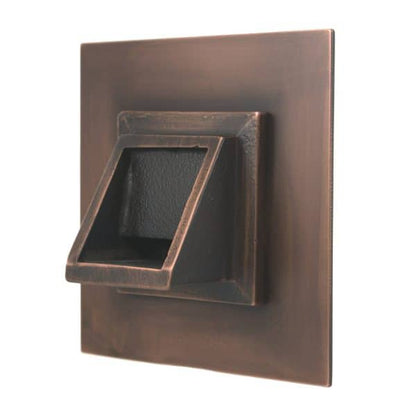Fountains USA Short Square Scupper with Square Backplate