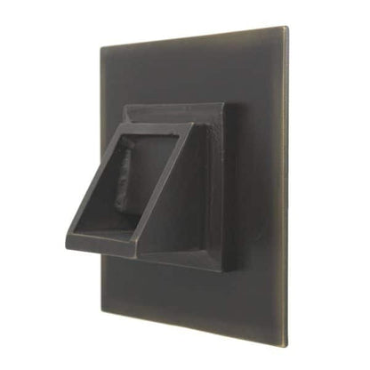 Fountains USA Short Square Scupper with Square Backplate