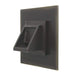 Fountains USA Short Square Scupper with Square Backplate